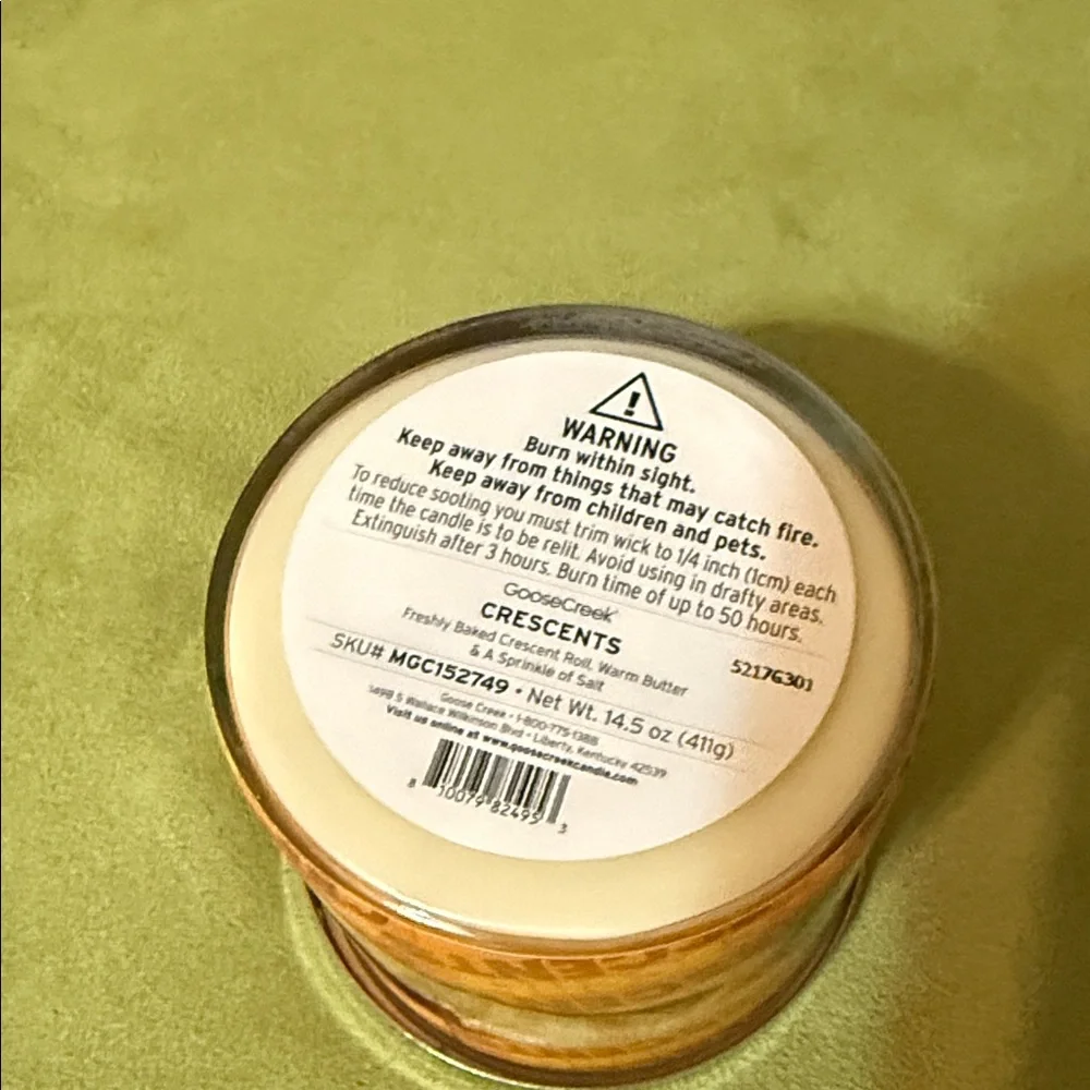 GooseCreek Pillsbury Crescent Rolls Candle
